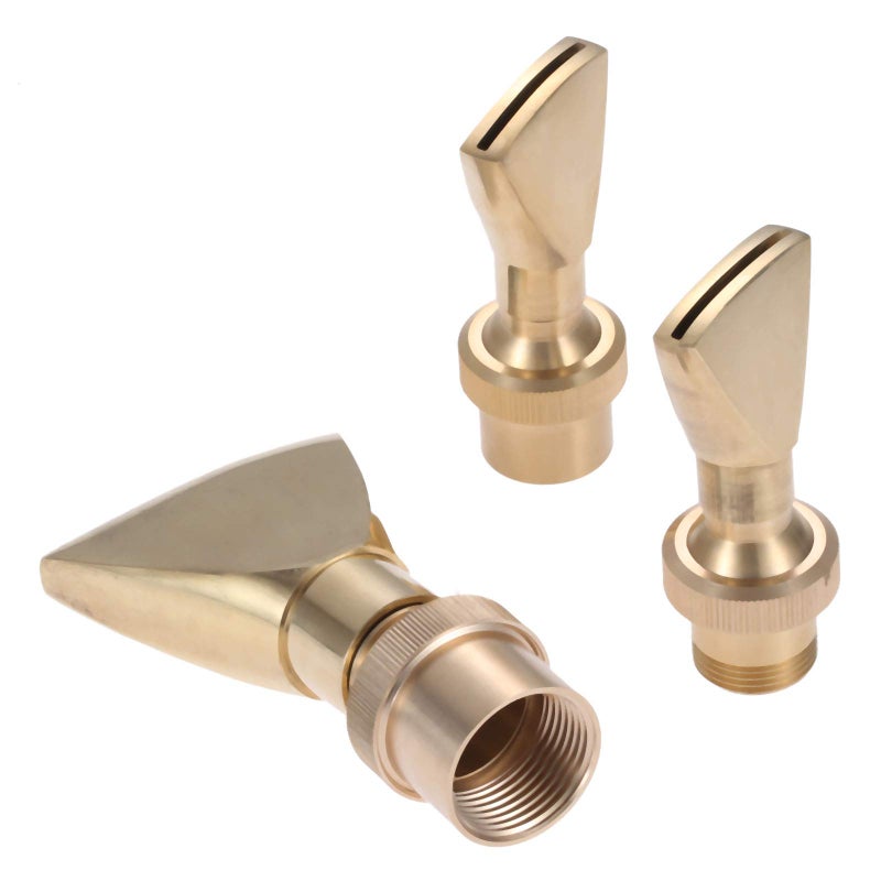 Hicello 3/4" Brass DN20 Fountain Nozzle Column Water Fountain Nozzle Sprinkler Spray Head for Garden Pond Bring Beautiful Visual Effects - Image 5
